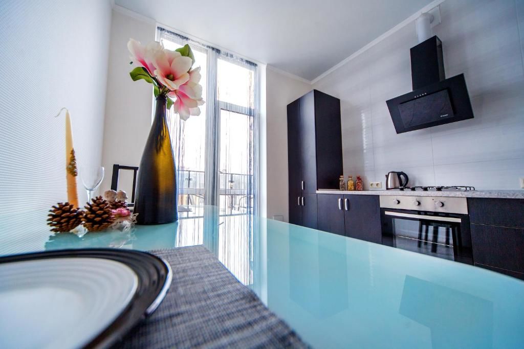 Апартаменты Однокомнатная VIP квартира на Славянке с террасой Винница-19